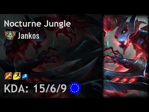 Nocturne Jungle vs Kha'Zix - Jankos - EUW Challenger Patch 7.2