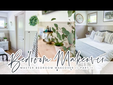 BEDROOM MAKEOVER PART 2 // COZY COTTAGE STYLE BEDROOM // CHARLOTTE GROVE FARMHOUSE