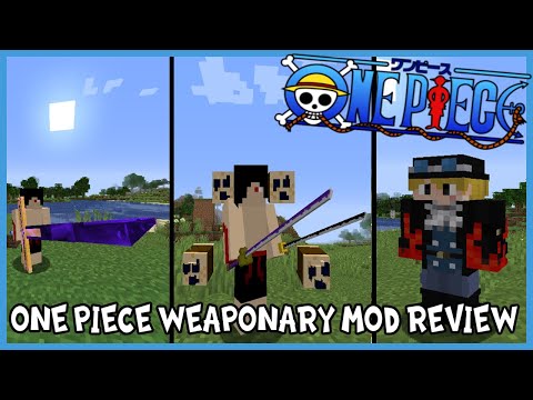 The True Gingershadow - WEAPONS, STATS, BOSSES & MORE! Minecraft One Piece Weapon Mod Review