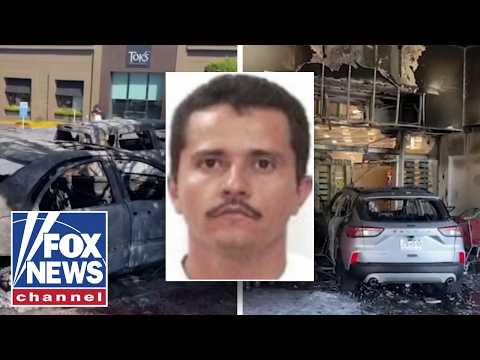 CHAOS erupts in Mexico after cartel leader's death