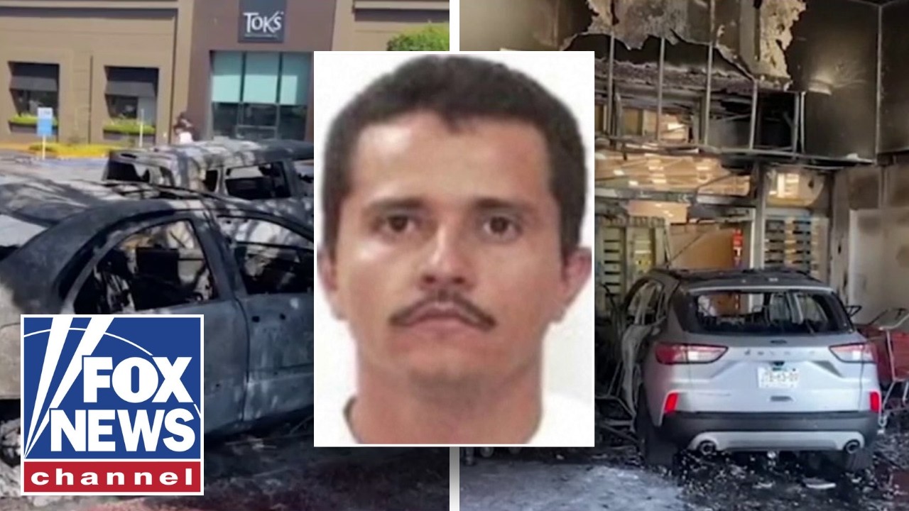 CHAOS erupts in Mexico after cartel leader's death