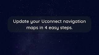 How to Install Uconnect Navigation Map Update | Uconnect Map Update | Uconnect Navigation Maps