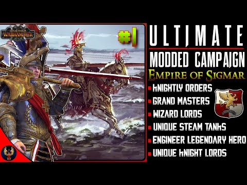 Karl Franz Saves The Empire! | Ultimate Modded Empire Campaign #1 - Total War Warhammer 3