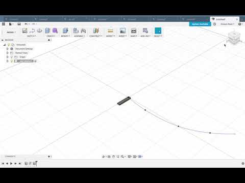 Fusion 360. Creating a "Pattern on a Path"