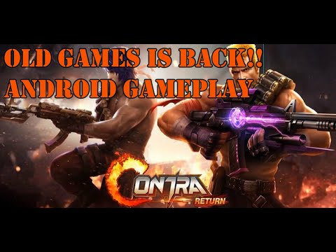Garena Contra Return Gameplay for Android | Bring Back the Old Games |