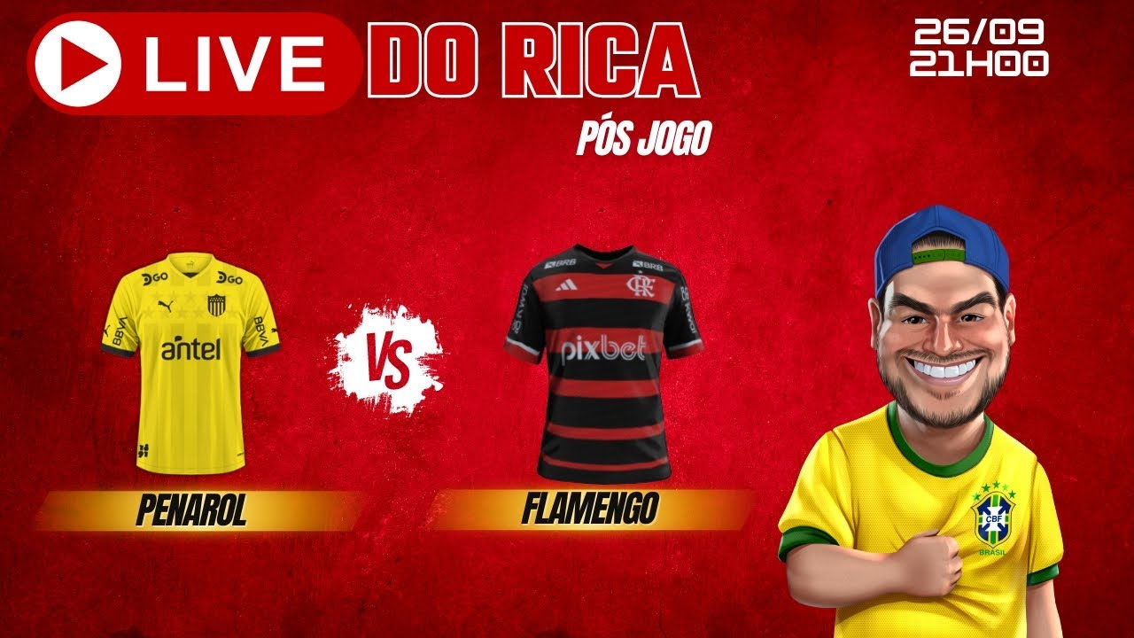 Live pós jogo - Penarol x Flamengo
