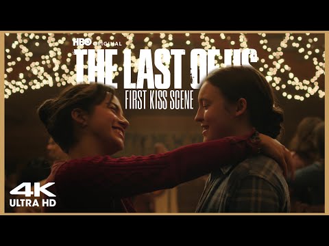 Ellie & Dina, First Kiss Scene [4K] - The Last Of Us Season 2 Ep.1