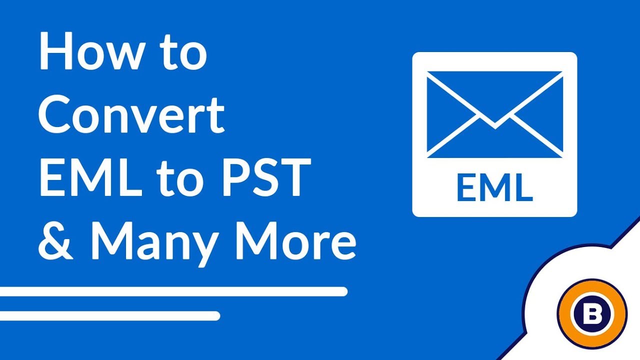 EML to PST Converter demo video