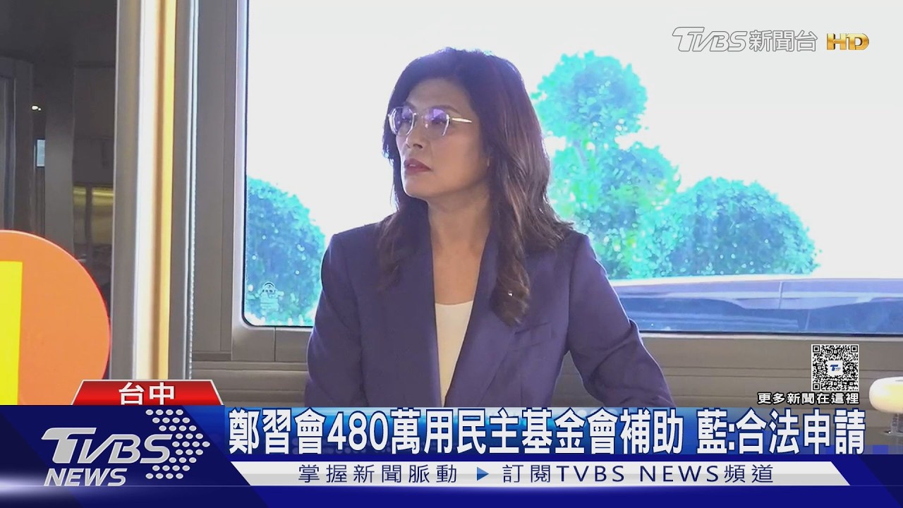 影音/鄭麗文赴陸團480萬向民主基金會申請惹議 藍營:一切合法