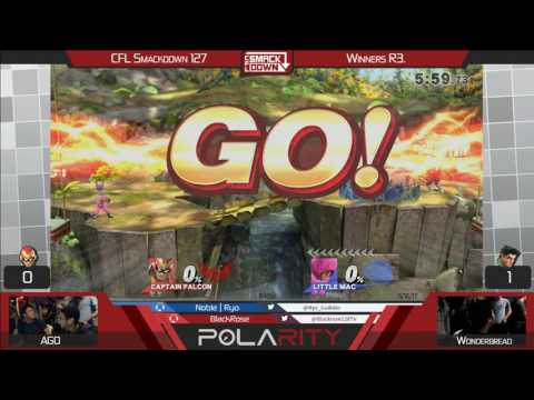 CFL Smackdown 127 WiiU - AGO (Falcon) vs Wonderbread (Little Mac) - Winners R3