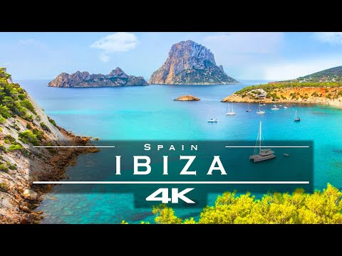 Ibiza, Spain 🇪🇸 - by drone [4K]