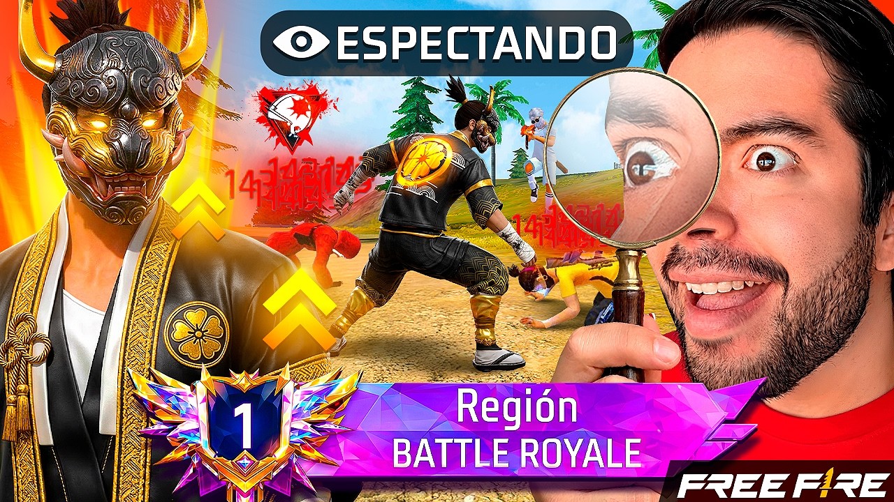 ESPIE al TOP 1 MUNDIAL DE BR en FREE FIRE y ESTE es su SECRETO! #freefire #antronix