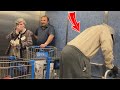 Bad Grandpa Farting In Elevator At Walmart Part 2
