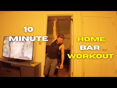 10 Minute Pull Up Bar Workout At Home (Do Before Work)