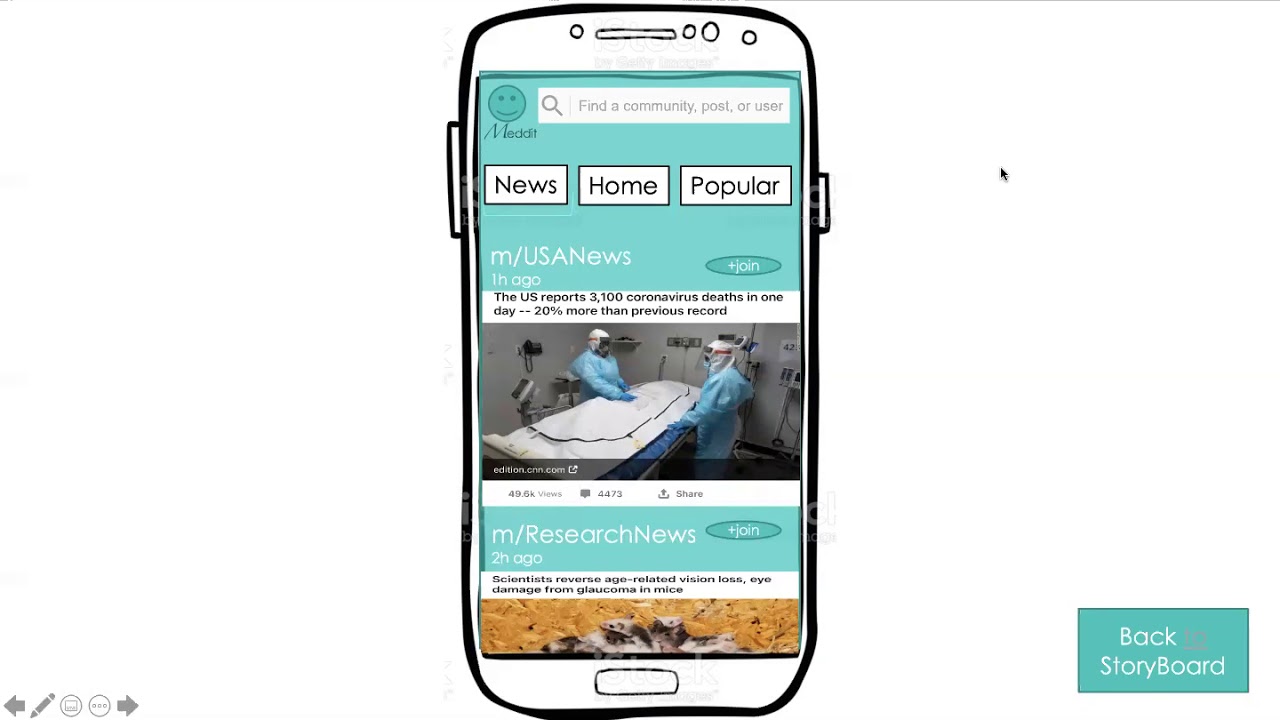 Healthcare App Design: Meddit