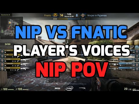 Katowice 2015 - fnatic vs NiP inferno grand final players voices (NiP POV English/Swedish)