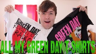 All of My Green Day T-Shirts