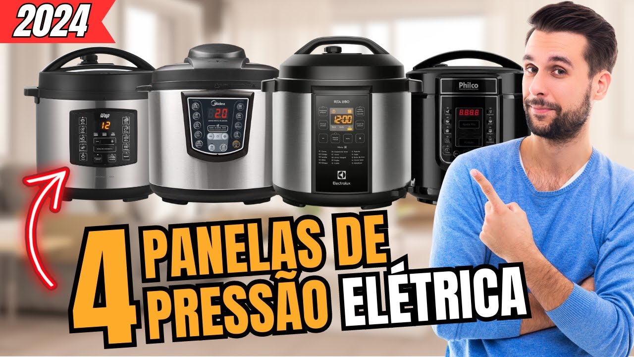 Qual a MELHOR PANELA DE PRESSÃO ELÉTRICA 6 Litros // TOP 4 Panela de Pressão Eletrica 2024