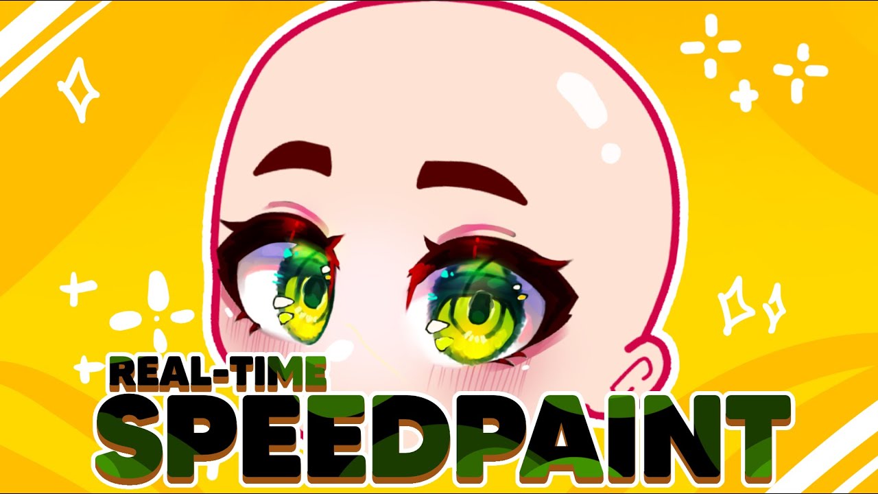 Editing Gacha Eyes in Real Time | procreate |