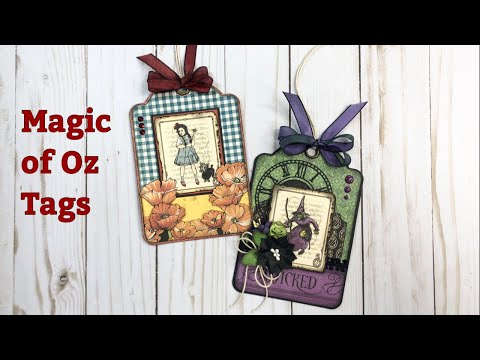 Graphic 45 Magic of Oz Tags