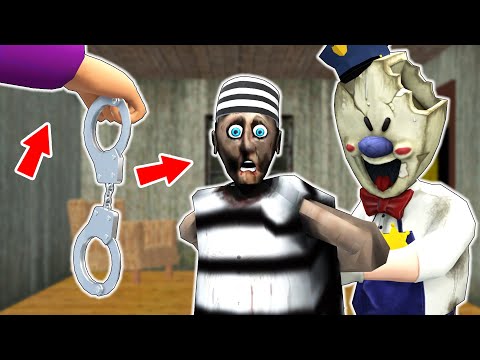 Granny Prisoner vs Huggy Wuggy cop vs Jail - funny horror animation (compilation 17)