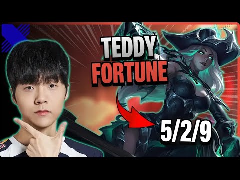 DRX Teddy BOTTOM Miss Fortune vs Varus | 15.9