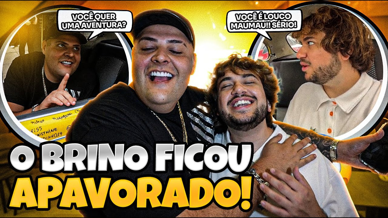 FUGI COM O FUSCA DO PUBG MOBILE COM O BRINO E A POLICIA PASSOU NA HORA!! DEU RUIM? - [MAUMAUZK]
