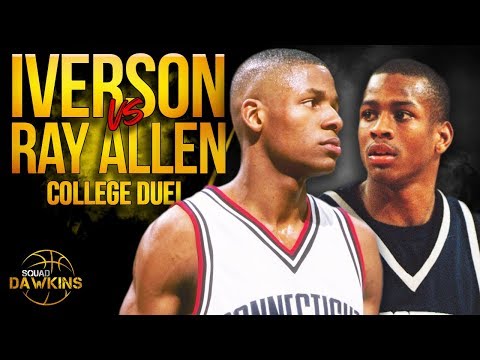 Ray Allen vs Allen Iverson EPiC College Duel | Big EAST 1996 Final Game | SQUADawkins