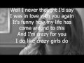 Bethany Joy Galeotti - Crazy Girls with lyrics 