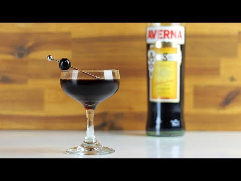 BLACK MANHATTAN Cocktail Recipe - L😍VE IT!!