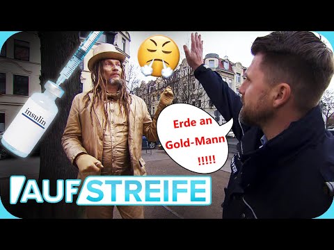 Richtiger Goldjunge 😤 Straßenkünstler beklaut Passantin um Insulin & Geld?! | Auf Streife | SAT.1