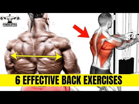 6 Effective Exercises To Build A Bigger Back | GET BIGGER BACK FAST - Back Workout at Gym - Back Day