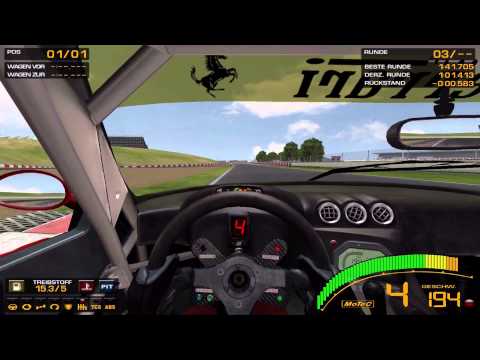 GTR2 Ferrari 575 GTC, Circuit de Catalunya - Barcelona, Spain GP Hotlap Gameplay
