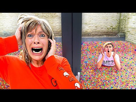 I Put 100 Million Orbeez In My Mom's Backyard - Prank Video