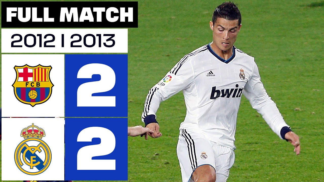 FC Barcelona vs Real Madrid (2-2) J07 2012/2013 - FULL MATCH