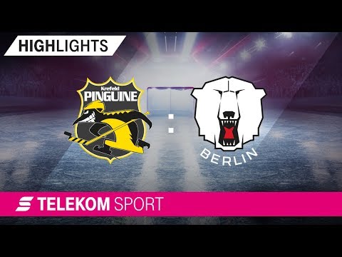Krefeld Pinguine – Eisbären Berlin | DEL 10. Spieltag 2018/19  | Telekom Sport