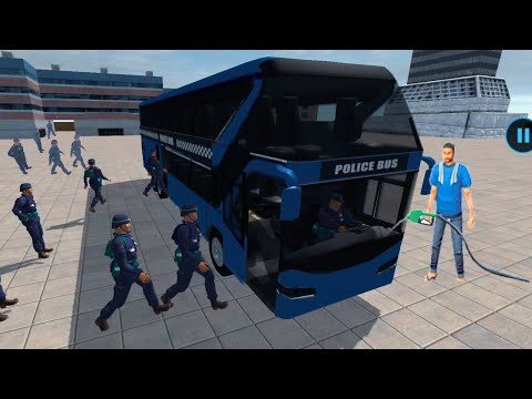 Us Police Mountain Bus Driving Simulator #1q - Best Uphill Police Bus Games Android Ios Gameplay