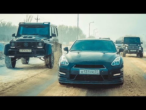 Nissan GTR и Niva вышли в финал против Ferrari. Драг-рейсинг