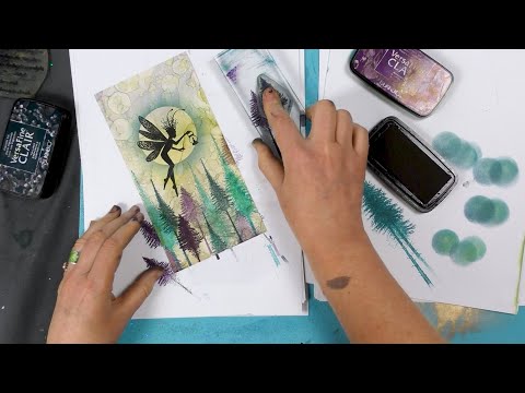 The Fairy and the Forest Firs - A Lavinia Stamps Tutorial