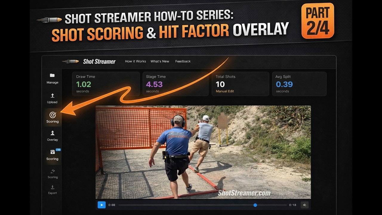 Shot Scoring & Hit Factor Overlay