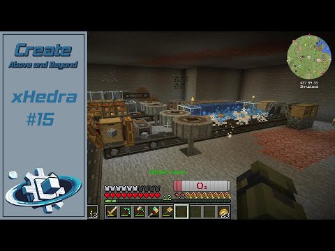 Create Above and Beyond E15 Nether Lava Pumping and Infernal Mechanisms
