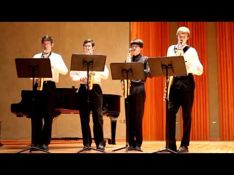 CFHS Saxophone Quartet - Golliwoggs Cake Walk - Debussy
