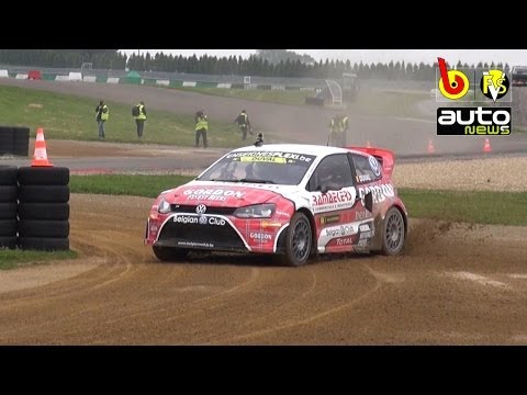 RX Mettet - Media Day 2014 + on board DUVAL/VW Polo [HD] by b-rally.be & FSV