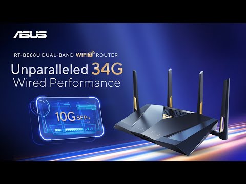 Unparalleled 34G Wired Performance | RT-BE88U