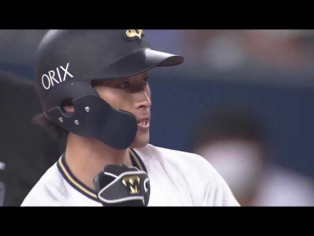 【8回裏】バファローズ・福田 レフトへのタイムリーで勝ち越しに成功!! 2021/6/8 B-G