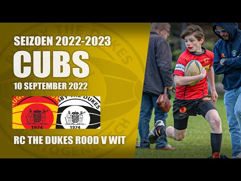 RC The Dukes Cubs - Rood V Wit - 10 Sept 2022 | Rugby U14