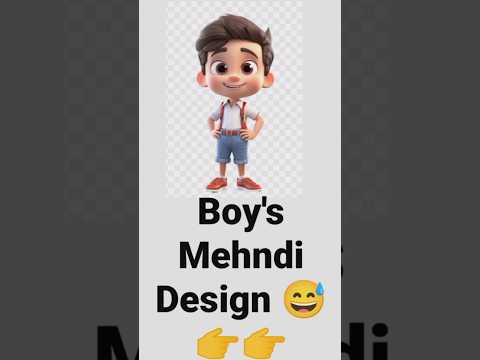Girl's v/s Boy's Mehndi Design😂😅#funny #shorts #youtubeshorts