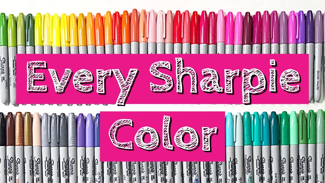 76 Unique Sharpie Colors-Every Color-Short!