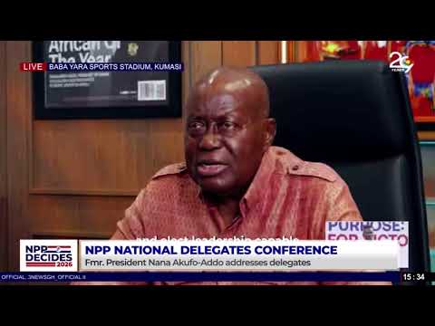 NPP National Delegates Conference: Former President Nana Akufo-Addo Addresses The Delegates