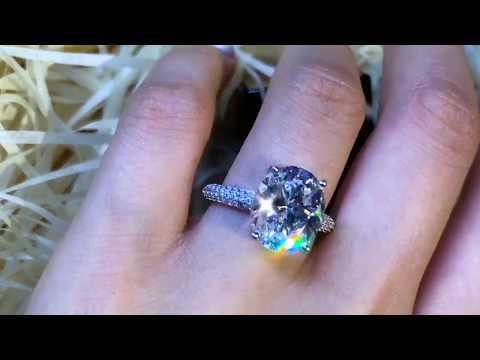 Italo Jewelry | White Sapphire Unique Engagement Rings For Women - 211159